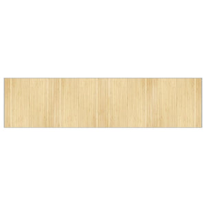 vidaXL Rug Rectangular Light Natural100x400 cm Bamboo