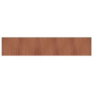 vidaXL Rug Rectangular Brown100x500 cm Bamboo