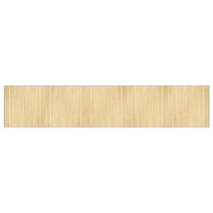 vidaXL Rug Rectangular Light Natural100x500 cm Bamboo