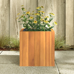 vidaXL Garden Planter 25x25x25 cm Solid Wood Acacia