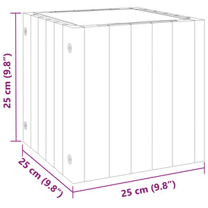 vidaXL Garden Planter 25x25x25 cm Solid Wood Acacia