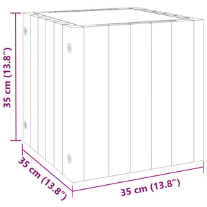 vidaXL Garden Planter 35x35x35 cm Solid Wood Acacia