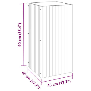 vidaXL Garden Planter 45x45x90 cm Solid Wood Acacia