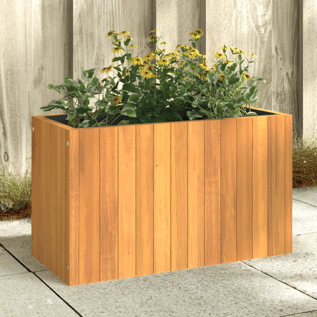 vidaXL Garden Planter 59x27.5x35 cm Solid Wood Acacia