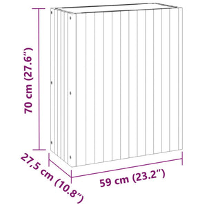 vidaXL Garden Planter 59x27.5x70 cm Solid Wood Acacia