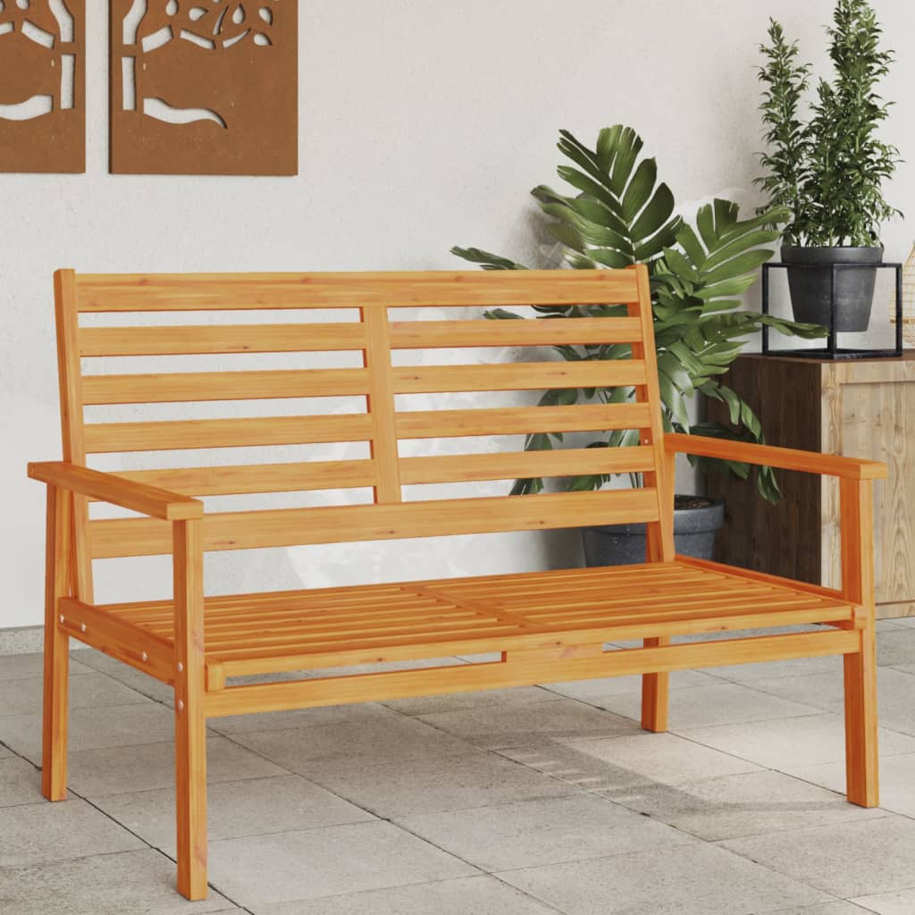 vidaXL Garden Sofa Bench 120 cm Solid Wood Acacia