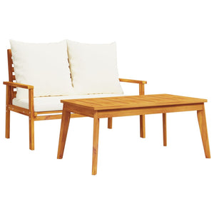 vidaXL Garden Set with Cushion Solid Wood Acacia