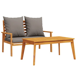 vidaXL Garden Set with Cushion Solid Wood Acacia