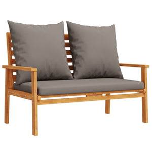 vidaXL Garden Set with Cushion Solid Wood Acacia