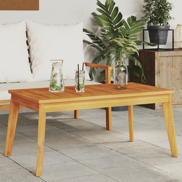 vidaXL Garden Dining Table 100x55x45 cm Solid Wood Acacia