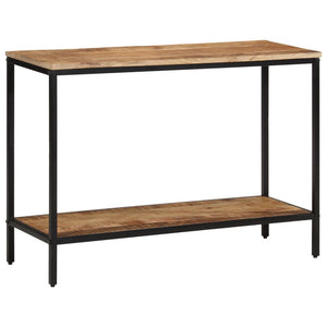 vidaXL Console Table 100x35x70 cm Solid Rough Wood Mango