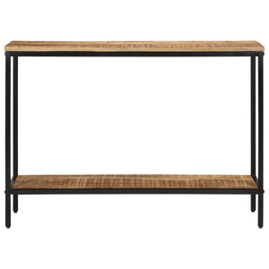 vidaXL Console Table 100x35x70 cm Solid Rough Wood Mango