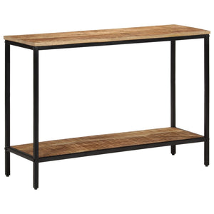 vidaXL Console Table 100x35x70 cm Solid Rough Wood Mango