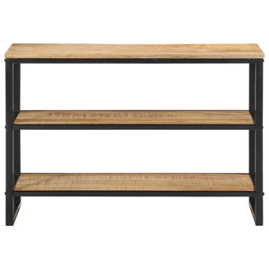 vidaXL Console Table 100x35x70 cm Solid Rough Wood Mango