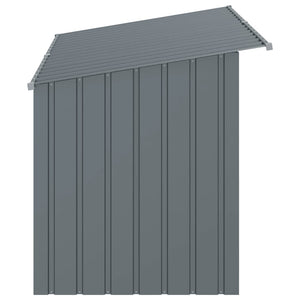 vidaXL Dog House with Roof Anthracite 196x91x110 cm Galvanised Steel