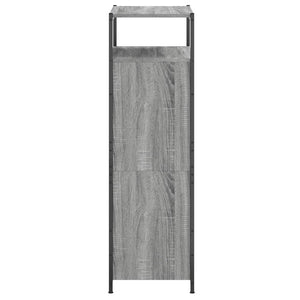 vidaXL Shoe Cabinet Grey Sonoma 60x34x112 Engineered Wood