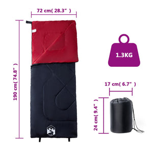 vidaXL Sleeping Bag for Adults Camping 3 Seasons