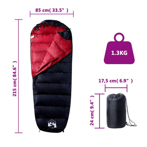 vidaXL Mummy Sleeping Bag for Adults Camping 3 Seasons