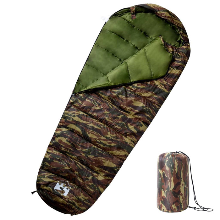 vidaXL Mummy Sleeping Bag for Adults Camping 3 Seasons