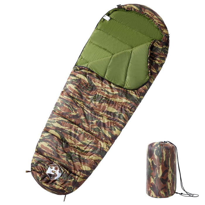 vidaXL Mummy Sleeping Bag for Adults Camping 3 Seasons