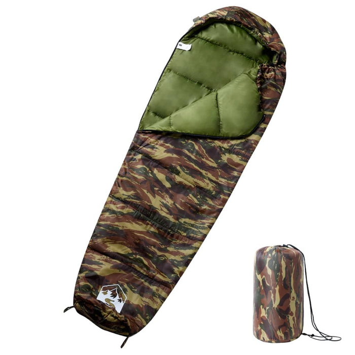 vidaXL Mummy Sleeping Bag for Adults Camping 3 Seasons