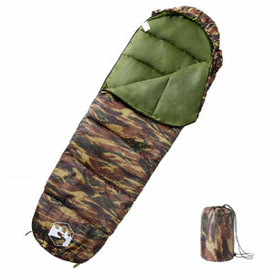 vidaXL Mummy Sleeping Bag for Adults Camping 3 Seasons