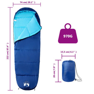 vidaXL Mummy Sleeping Bag for Adults Camping 3 Seasons