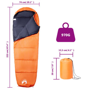 vidaXL Mummy Sleeping Bag for Adults Camping 3 Seasons