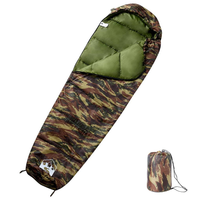 vidaXL Mummy Sleeping Bag for Adults Camping 3 Seasons