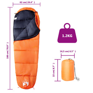 vidaXL Mummy Sleeping Bag for Adults Camping 3 Seasons