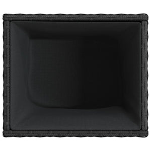 vidaXL Garden Planter Black 36x30x32 cm Poly Rattan