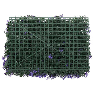  vidaXL Artificial Leaf Fence 6 pcs Purple 40x60 cm