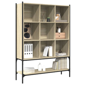 vidaXL Bookcase Sonoma Oak 102x30x141.5 cm Engineered Wood