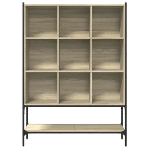 vidaXL Bookcase Sonoma Oak 102x30x141.5 cm Engineered Wood