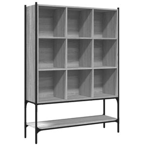 vidaXL Bookcase Grey Sonoma 102x30x141.5 cm Engineered Wood