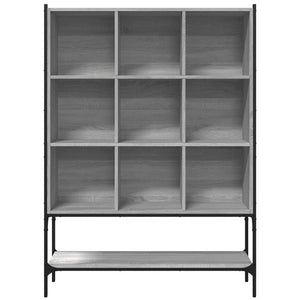 vidaXL Bookcase Grey Sonoma 102x30x141.5 cm Engineered Wood