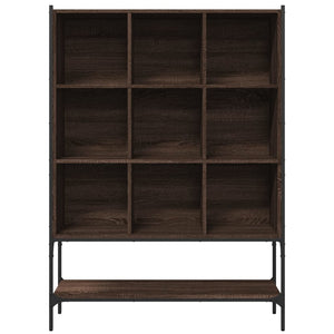 vidaXL Bookcase Brown Oak 102x30x141.5 cm Engineered Wood