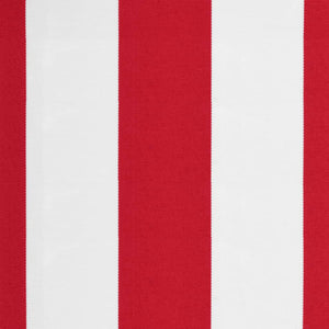 vidaXL Replacement Fabric for Awning Red and White Stripe 5x3 m