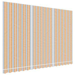 vidaXL Replacement Fabric for Awning Multicolour Stripe 4.5x3 m