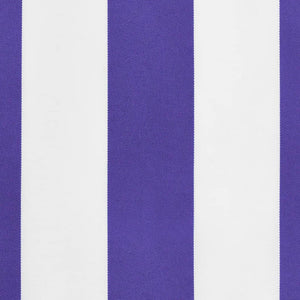 vidaXL Replacement Fabric for Awning Valance Blue and White Stripe 3 m