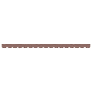 vidaXL Replacement Fabric for Awning Valance Brown Stripe 4 m