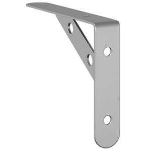 vidaXL Shelf Brackets 4 pcs 15x2.5x11.5 cm Silver Stainless Steel