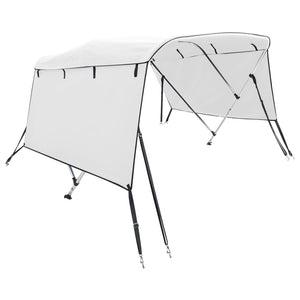 vidaXL 3-bow Bimini Top with Sidewalls 183x(154-167)x137 cm