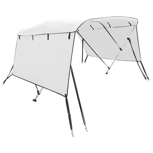 vidaXL 3-bow Bimini Top with Sidewalls 183x(170-182)x137 cm