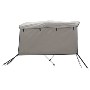 vidaXL 3-bow Bimini Top with Sidewalls 183x(170-182)x137 cm