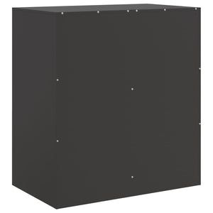 vidaXL Sideboard Black 67x39x73 cm Steel