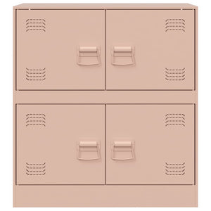 vidaXL Sideboard Pink 67x39x73 cm Steel