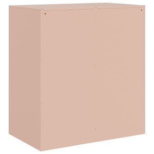 vidaXL Sideboard Pink 67x39x73 cm Steel