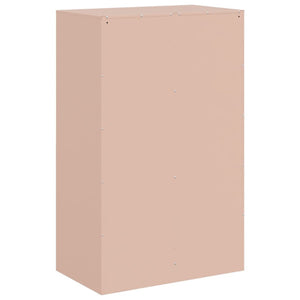 vidaXL Sideboard Pink 67x39x107 cm Steel