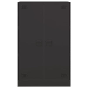 vidaXL Sideboard Black 67x39x107 cm Steel